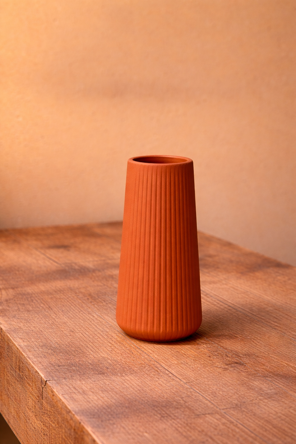 Vase colonne strié - L'Atelier du Sud